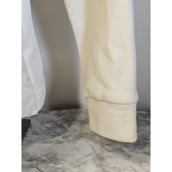 ZYIA Active Courchevel Fleece Hybrid Jacket Size SMALL Cream Activewear Coat - Picture 8 of 16